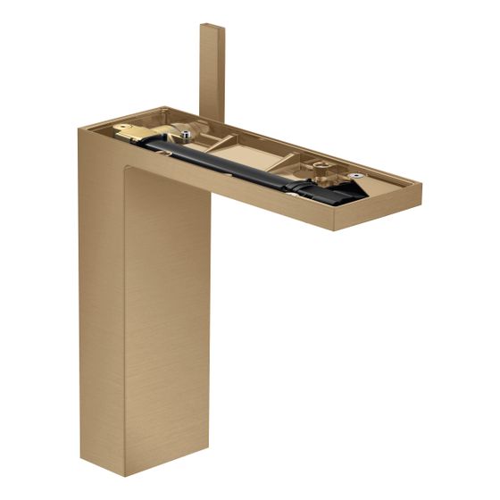 Hansgrohe AXOR MyEdition Einhebel-Waschtischmischer 230mm, 5l/min, für AWT, Push-Open ohne Platte, Brushed Bronze