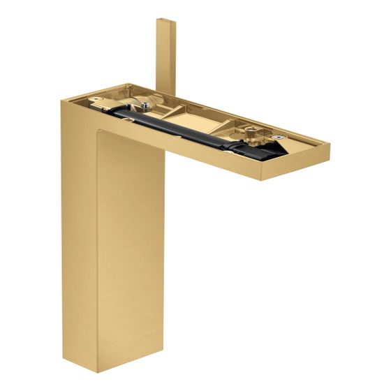 Hansgrohe AXOR MyEdition Einhebel-Waschtischmischer 230mm, 5l/min, für AWT, Push-Open ohne Platte, Brushed Gold Optic