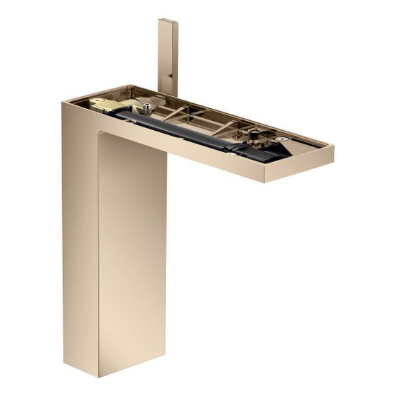 Hansgrohe AXOR MyEdition Einhebel-Waschtischmischer 230mm, 5l/min, für AWT, Push-Open ohne Platte, Polished Red Gold