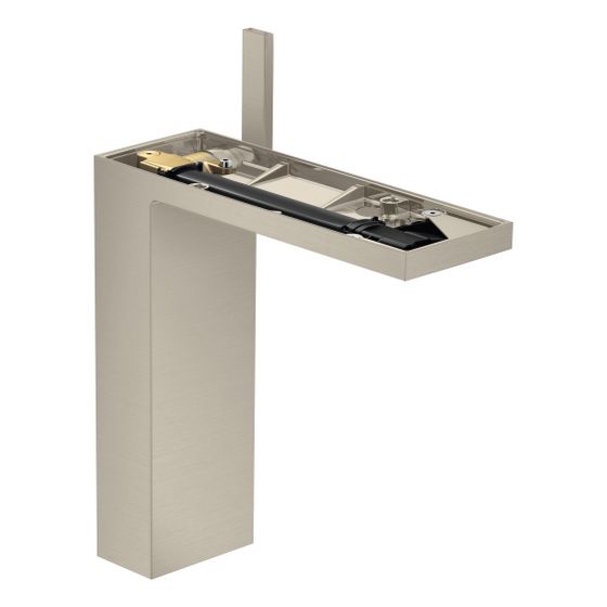 Hansgrohe AXOR MyEdition Einhebel-Waschtischmischer 230mm, 5l/min, für AWT, Push-Open ohne Platte, Brushed Nickel