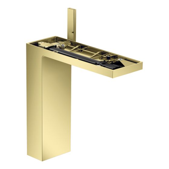 Hansgrohe AXOR MyEdition Einhebel-Waschtischmischer 230mm, 5l/min, für AWT, Push-Open ohne Platte, Polished Gold Optic