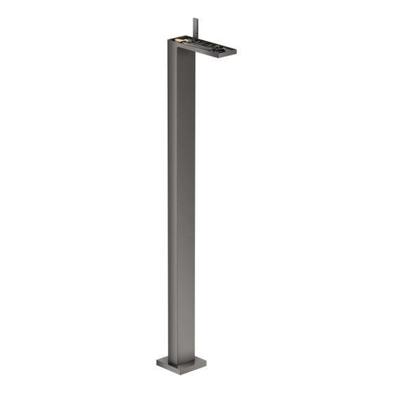 Hansgrohe AXOR MyEdition Einhebel-Waschtischmischer bodenstehend, 5l/min, Push-Open ohne Platte, Polished Black Chrome