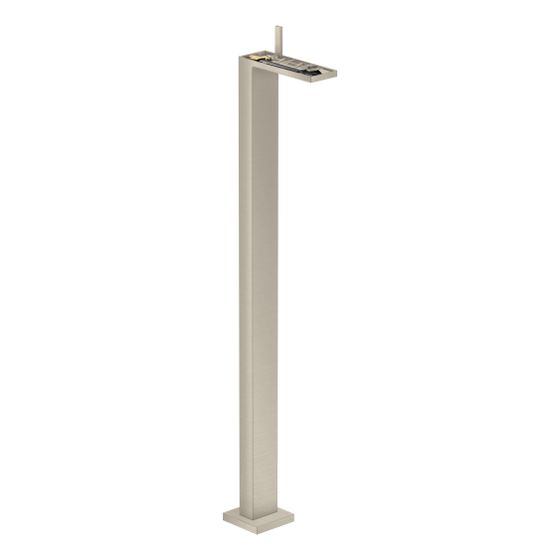 Hansgrohe AXOR MyEdition Einhebel-Waschtischmischer bodenstehend, 5l/min, Push-Open Ablaufgarnitur ohne Platte, Brushed Nickel