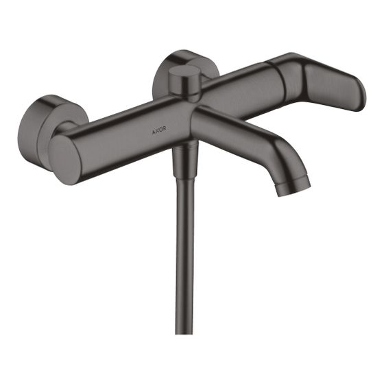 Hansgrohe AXOR Citterio M Einhebel-Wannenmischer Aufputz, Keramikmischsystem, 2 Verbraucher, Brushed Black Chrome