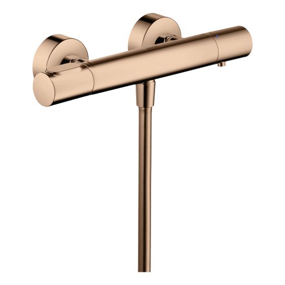 Hansgrohe AXOR Citterio M Thermostatmischer Aufputz, 20l/min, 1 Verbraucher, für Brause, Polished Red Gold