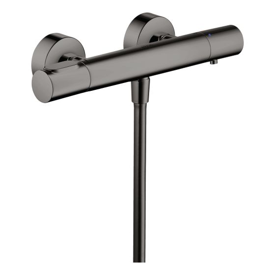 Hansgrohe AXOR Citterio M Thermostatmischer Aufputz, 20l/min, 1 Verbraucher, für Brause, Polished Black Chrome