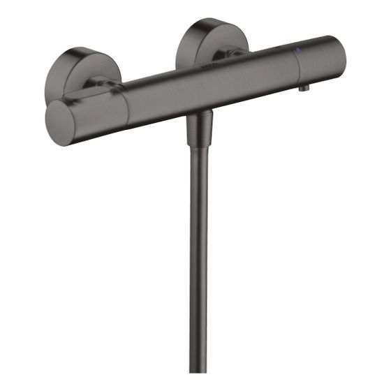 Hansgrohe AXOR Citterio M Thermostatmischer Aufputz, 20l/min, 1 Verbraucher, für Brause, Brushed Black Chrome