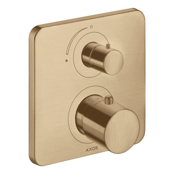 Hansgrohe AXOR Citterio M Thermostat Unterputz, Absperrventil, 25l/min, für 1 Verbraucher, Brushed Bronze