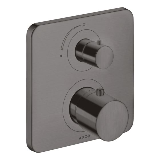 Hansgrohe AXOR Citterio M Thermostat Unterputz, Absperrventil, 25l/min, für 1 Verbraucher, Brushed Black Chrome