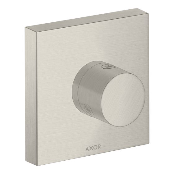 Hansgrohe AXOR ShowerSolutions Ab- und Umstellventil Trio/ Quattro 120x120mm, Unterputz, Edelstahl Optic