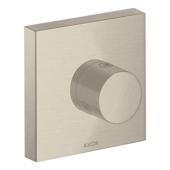 Hansgrohe AXOR ShowerSolutions Ab- und Umstellventil Trio/ Quattro 120x120mm, Unterputz, Brushed Nickel