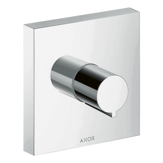 Hansgrohe AXOR ShowerSolutions Absperrventil 120x120mm, Unterputz eckig, DN 15/DN 20, Chrom