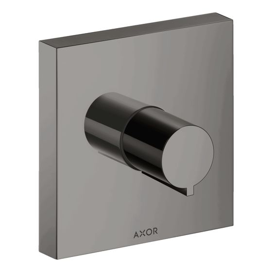 Hansgrohe AXOR ShowerSolutions Absperrventil 120x120mm, Unterputz eckig, DN 15/DN 20, Polished Black Chrome