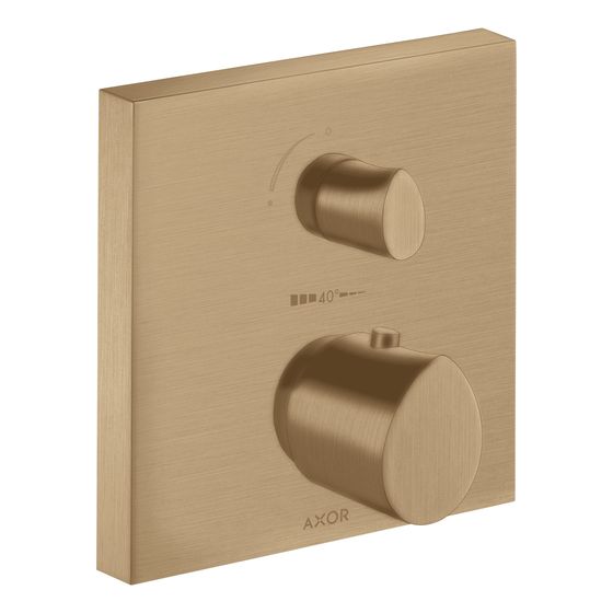 Hansgrohe AXOR Starck Organic Thermostat Unterputz, 29l/min, Ab- und Umstellventil, Brushed Bronze