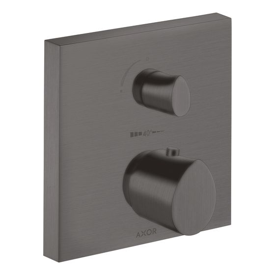 Hansgrohe AXOR Starck Organic Thermostat Unterputz, 29l/min, Ab- und Umstellventil, Brushed Black Chrome