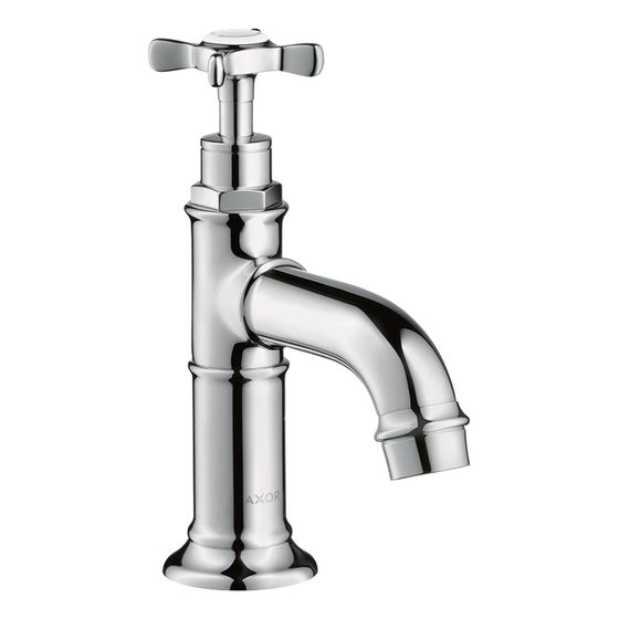 Hansgrohe AXOR Montreux Standventil 50mm, 5l/min, Kreuzgriff ohne Ablaufgarnitur, Chrom