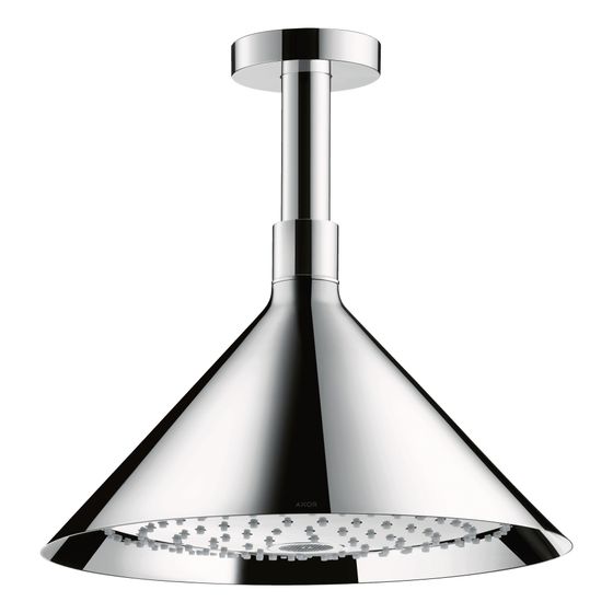 Hansgrohe AXOR Showers/Front Kopfbrause 240mm, 17l/min, 2jet, Deckenanschluss, Chrom
