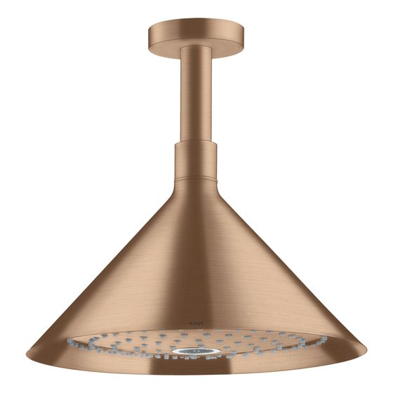 Hansgrohe AXOR Showers/Front Kopfbrause 240mm, 17l/min, 2jet, Deckenanschluss, Brushed Red Gold