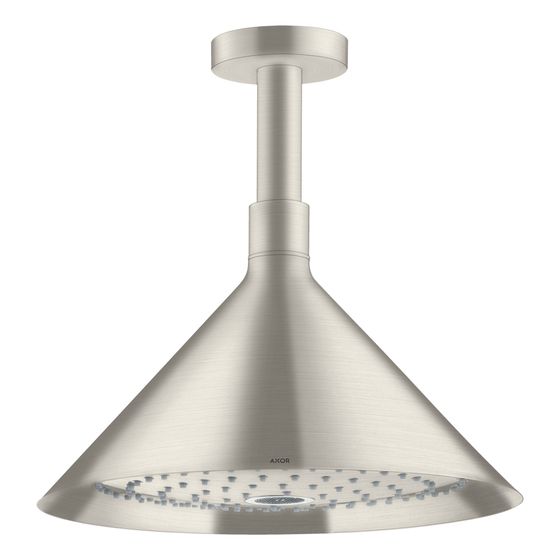 Hansgrohe AXOR Showers/Front Kopfbrause 240mm, 17l/min, 2jet, Deckenanschluss, Edelstahl Optic