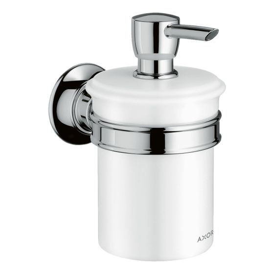 Hansgrohe AXOR Montreux Lotionspender, 300ml, Metall/Porzellan, Chrom