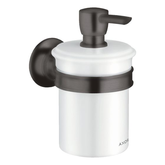 Hansgrohe AXOR Montreux Lotionspender, 300ml, Metall/Porzellan, Brushed Black Chrome