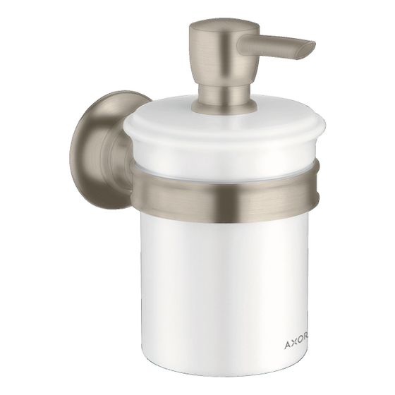 Hansgrohe AXOR Montreux Lotionspender, 300ml, Metall/Porzellan, Brushed Nickel