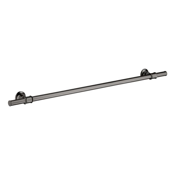 Hansgrohe AXOR Montreux Badetuchhalter 983mm, 800mm Bohrabstand, Metall, Polished Black Chrome