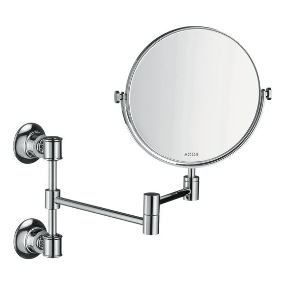 Hansgrohe AXOR Montreux Rasierspiegel, 213x314x66mm, Glas/Metall, Chrom