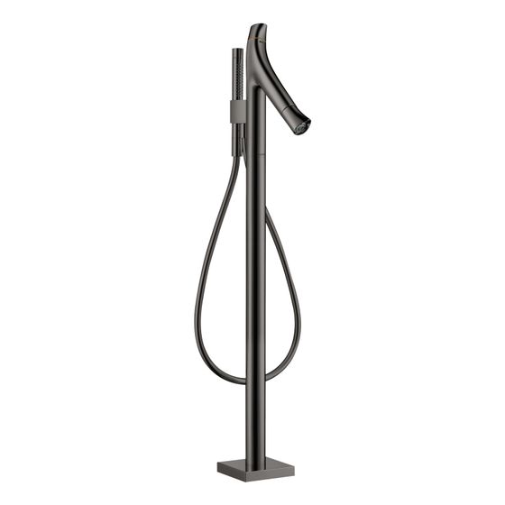 Hansgrohe AXOR Starck Organic Wannenthermostat bodenstehend, 20l/min, Polished Black Chrome