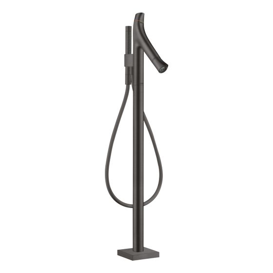 Hansgrohe AXOR Starck Organic Wannenthermostat bodenstehend, 20l/min, Brushed Black Chrome