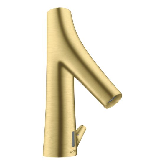 Hansgrohe AXOR Starck Organic Elektronik-Waschtischmischer, 5l/min, Temperaturregulierung, Batteriebetrieb, Polished Gold Optic