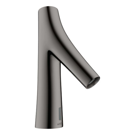 Hansgrohe AXOR Starck Organic Elektronik-Waschtischmischer, 5l/min, Temperaturvoreinstellung, Batterie, Polished Black Chrome