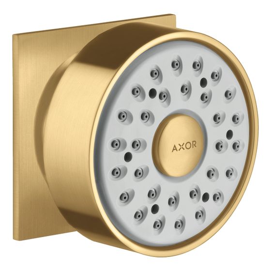 Hansgrohe AXOR Seitenbrause, 5l/min, 65mm, 1jet eckig, Brushed Gold Optic