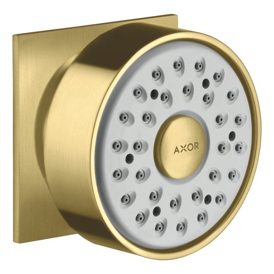 Hansgrohe AXOR Seitenbrause, 5l/min, 65mm, 1jet eckig, Brushed Brass