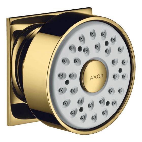 Hansgrohe AXOR Seitenbrause, 5l/min, 65mm, 1jet eckig, Polished Gold Optic