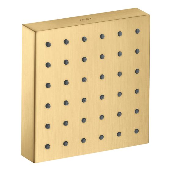 Hansgrohe AXOR ShowerSolutions Brausemodul 120x120mm, Unterputz, 5,3l/min, eckig, Brushed Gold Optic