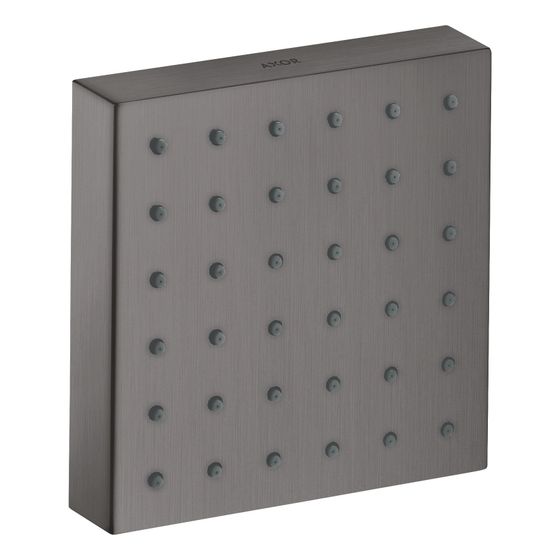 Hansgrohe AXOR ShowerSolutions Brausemodul 120x120mm, Unterputz, 5,3l/min, eckig, Brushed Black Chrome