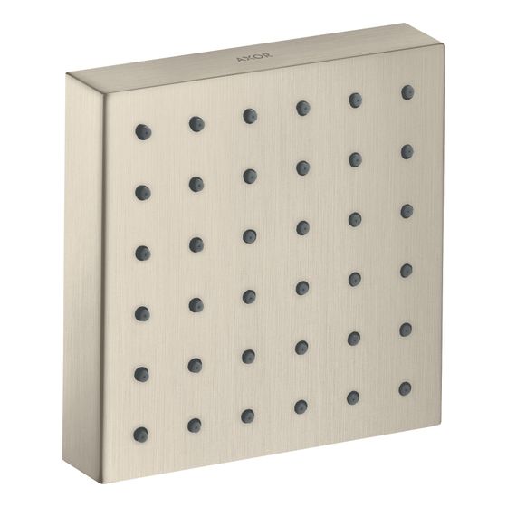 Hansgrohe AXOR ShowerSolutions Brausemodul 120x120mm, Unterputz, 5,3l/min, eckig, Brushed Nickel