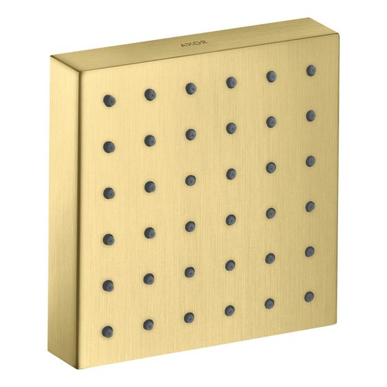 Hansgrohe AXOR ShowerSolutions Brausemodul 120x120mm, Unterputz, 5,3l/min, eckig, Brushed Brass