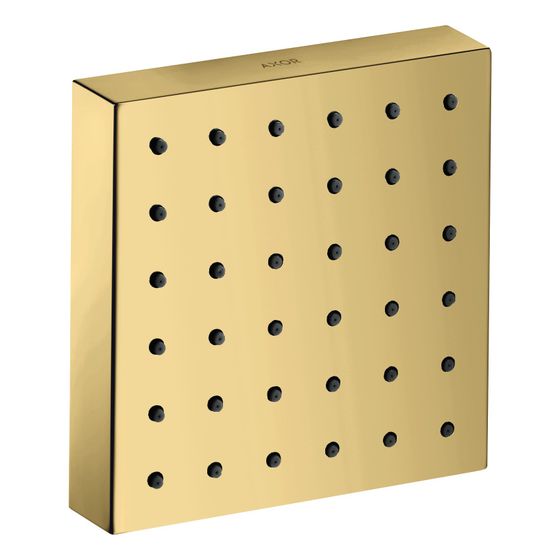 Hansgrohe AXOR ShowerSolutions Brausemodul 120x120mm, Unterputz, 5,3l/min, eckig, Polished Gold Optic