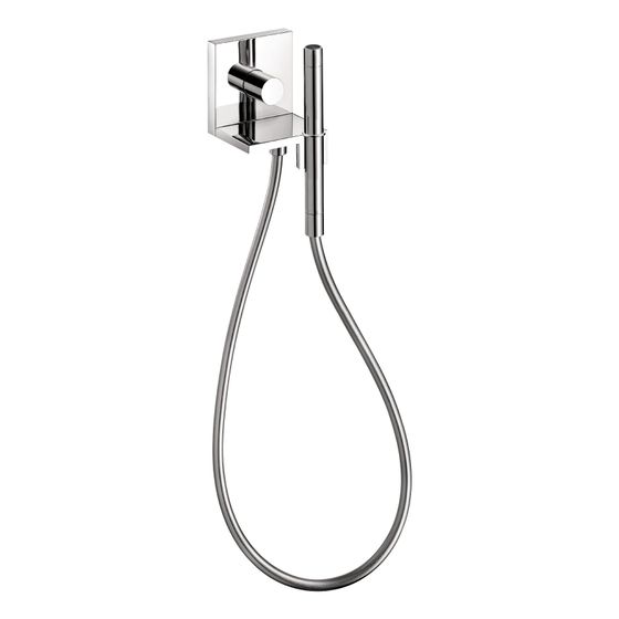 Hansgrohe AXOR ShowerSolutions Handbrausemodul 120x120mm, Unterputz, 14,5l/min, eckig, Chrom