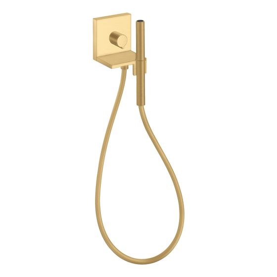 Hansgrohe AXOR ShowerSolutions Handbrausemodul 120x120mm, Unterputz, 14,5l/min, eckig, Brushed Gold Optic