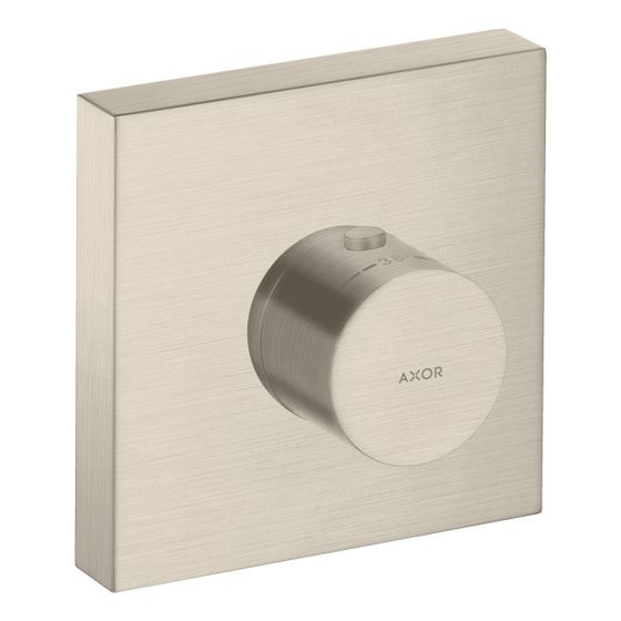Hansgrohe AXOR ShowerSolutions Thermostatmodul 120x120mm, Unterputz, 59l/min, eckig, Brushed Nickel