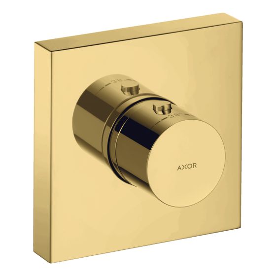 Hansgrohe AXOR ShowerSolutions Thermostatmodul 120x120mm, Unterputz, 59l/min, eckig, Polished Gold Optic