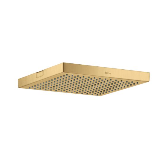 Hansgrohe AXOR ShowerSolutions Kopfbrause, 12l/min, 240x240mm, 1jet, Deckenintegriert, Brushed Gold Optic