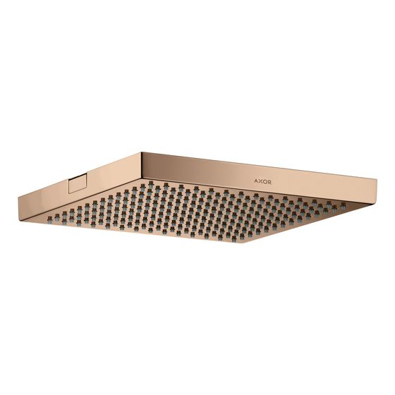 Hansgrohe AXOR ShowerSolutions Kopfbrause, 12l/min, 240x240mm, 1jet, Deckenintegriert, Polished Red Gold