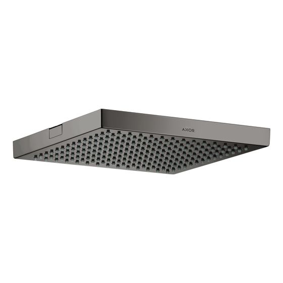 Hansgrohe AXOR ShowerSolutions Kopfbrause, 12l/min, 240x240mm, 1jet, Deckenintegriert, Polished Black Chrome