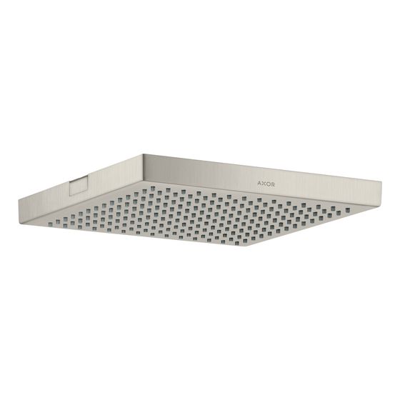 Hansgrohe AXOR ShowerSolutions Kopfbrause, 12l/min, 240x240mm, 1jet, Deckenintegriert, Edelstahl Optic