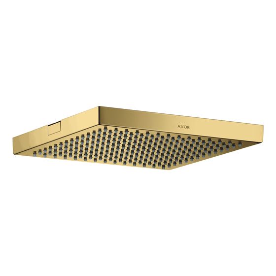 Hansgrohe AXOR ShowerSolutions Kopfbrause, 12l/min, 240x240mm, 1jet, Deckenintegriert, Polished Gold Optic