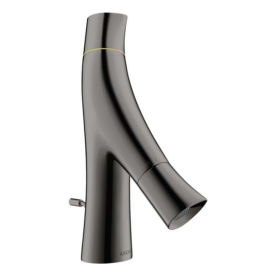 Hansgrohe AXOR Starck Organic 2-Griff Waschtischmischer 50mm, 3,4l/min, für HWB, Zugstangen-Ablaufg., Polished Black Chrome